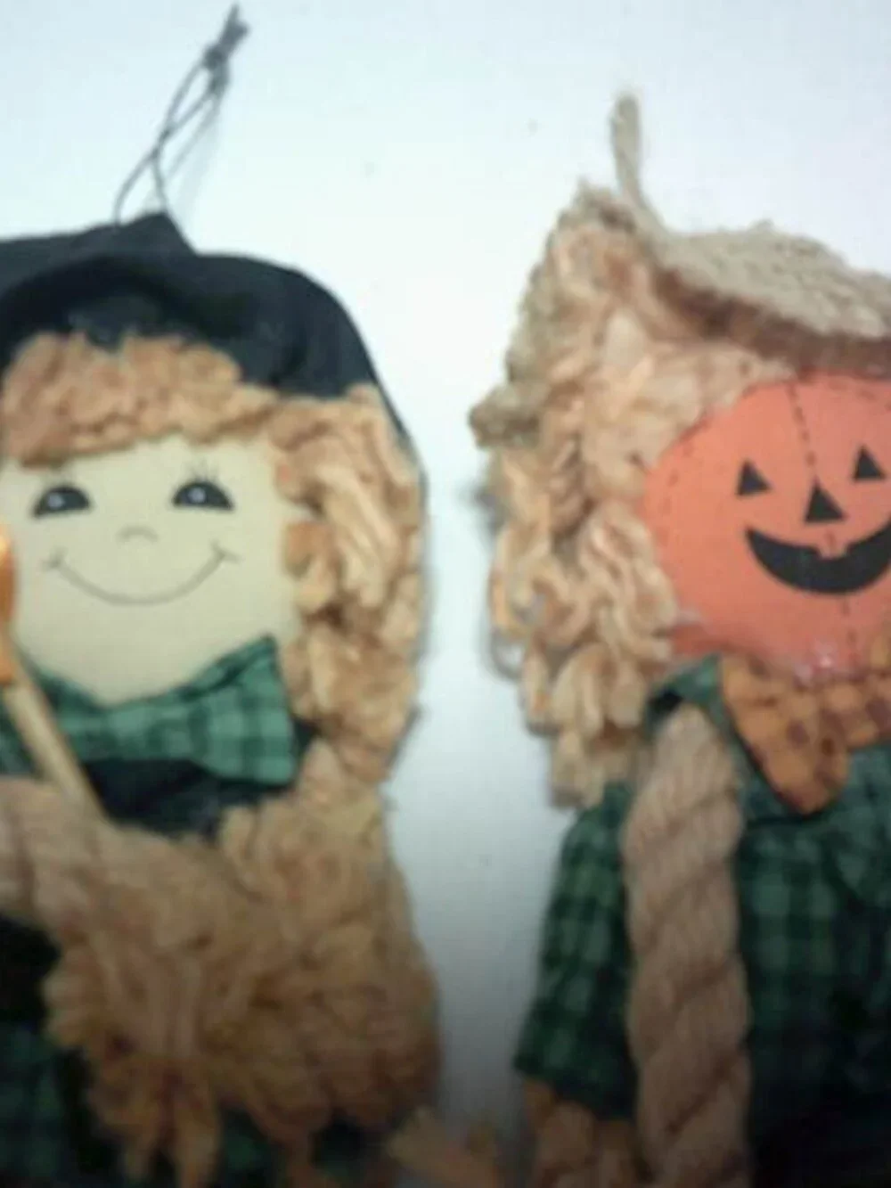 2 RARE VTG RAGGEDY ANN & ANDY HALLOWEEN CLOTH 8